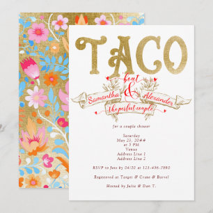 Invitation Taco Bout Parfait Couple Love Fiesta Couple Douche