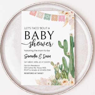 Invitation Taco Bout Un Baby shower Bébé