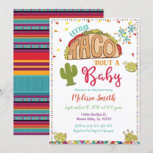 Invitation Taco Bout, une fête d'Baby shower pour bébés