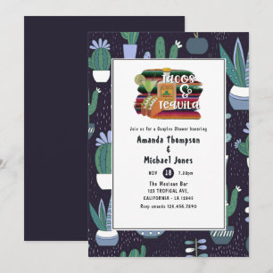 Invitation Tacos de Fiesta Mexicaine et Shower de Tequila pou