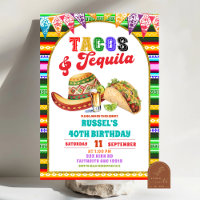 Tacos et Téquila d'anniversaire de Fiesta mexicain