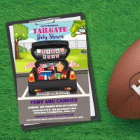 Tailgate Football Baby shower Couples Douche