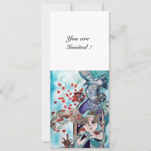 Invitation TAILLE DE LA FOIRE TURQUE, bleu clair bleu blanc