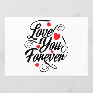 Invitation T'aimer pour toujours