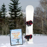 Tapez les Pentes, Anniversaire du garçon de snowbo