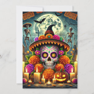 Invitation Tapis de souris joyeux Halloween