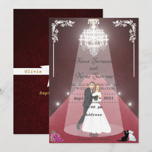 Invitation Tapis rouge-lustre