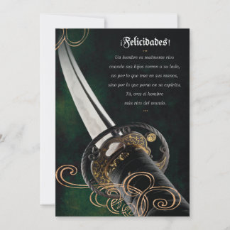 Invitation Tarjeta de Felicitación para el Día de los Padres