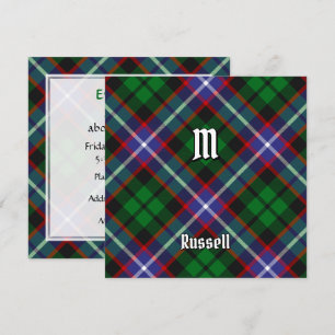 Invitation Tartan du clan Russell