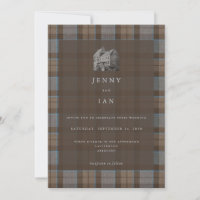Invitation Tartan Lallybroch Outlander