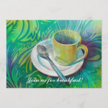 Tasse et cuillère sur un fond analogue frais