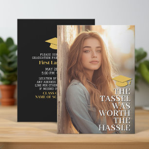 Invitation Tassel valait le coup d'oeil - Photo moderne - Gra