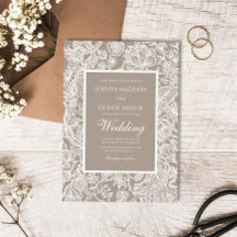 Taupe Beige Taupe Chaud Fleur sauvage