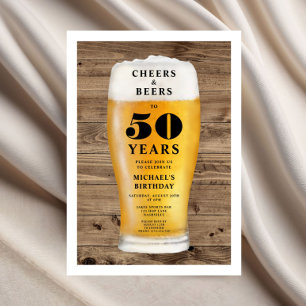 Invitation Tchin-Tchin Et Bières 50e Anniversaire