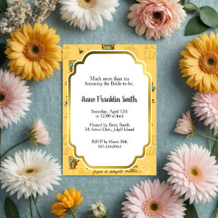 Invitation Tea jaune et thé au miel