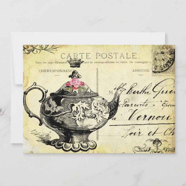 Invitation TeA PaRTy (Devant)