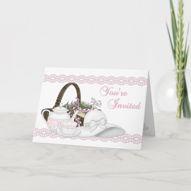 Invitation Tea Party (Devant)
