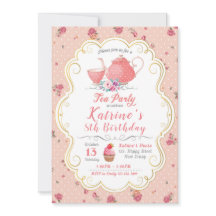 Tea Party Anniversaire. Baby shower Tea Party