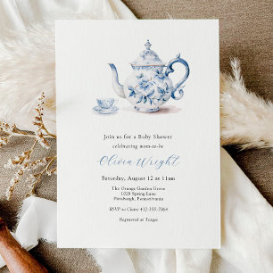 Invitation Tea Party baby shower