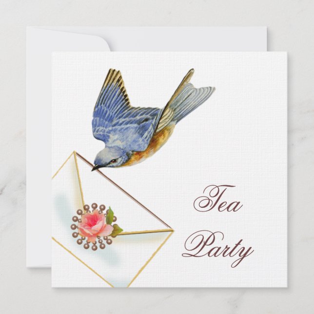 Invitation Tea Party de Bluebird (Devant)