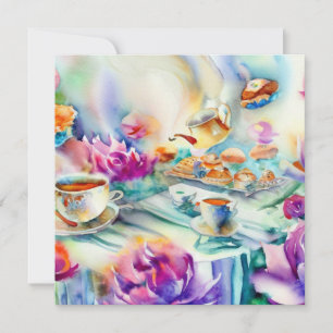 Invitation Tea Party enchantée : Dainty, Un Baby shower