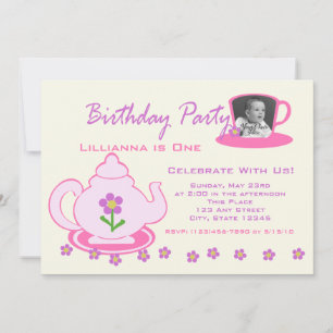 Invitation Tea Party/ Photo