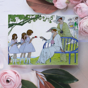 Invitation Tea Party vintage