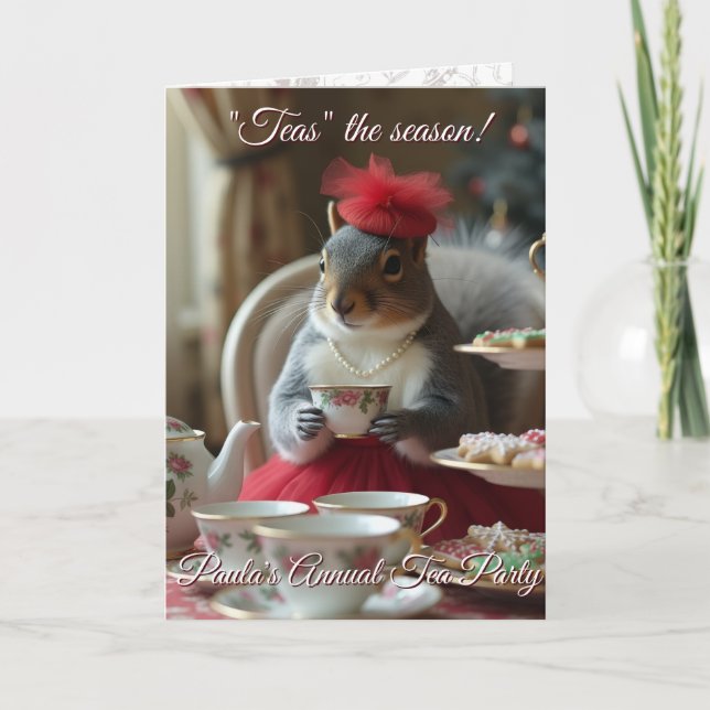 Invitation "Teas" l'invitation de la saison (Devant)