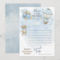 Teddy Bear Bearly Wait Boy Baby shower Conseils