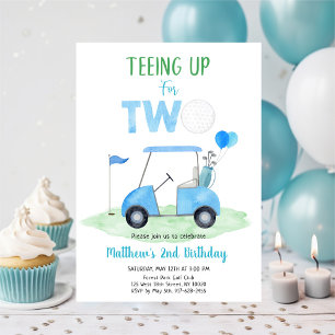 Invitation Teen Up for Two Blue Boy Golf Premier anniversaire