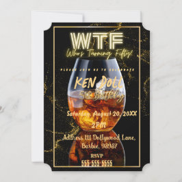 Invitation Téléchargement de la fête d'anniversaire des 50 an
