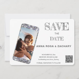 Invitation *~* Téléphone QR AR6 Photo MARIAGE ENREGISTRER LA 