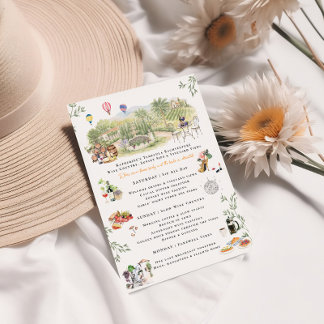 Invitation Temecula Wine Country Bachelorette Itinerary