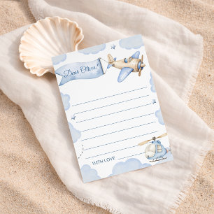 Invitation Temps d'avion qui passe Anniversaire Capsule Tempo