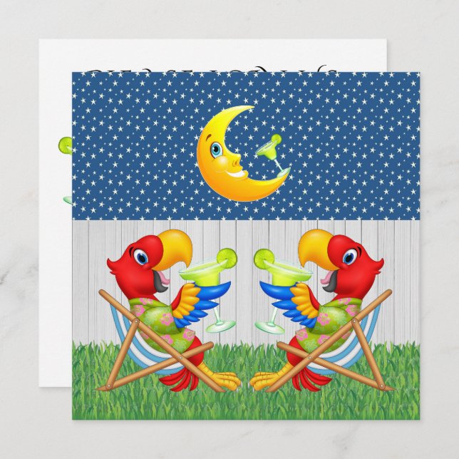 Invitation TEMPS DE PARTI - Version de cour arrière - Invitat (Devant / Derrière)