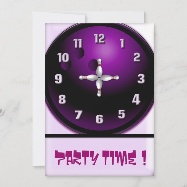 Invitation Temps de partie (Devant)