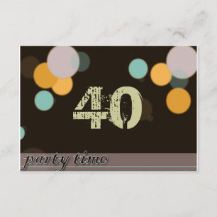 Invitation Temps de partie