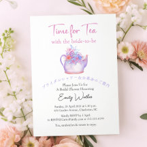 Temps pour la Fête des mariées de thé Floral Pot a