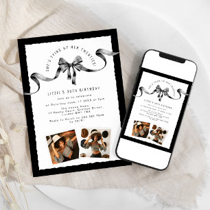 Invitation Tendance à l'approche de son anniversaire de vingt