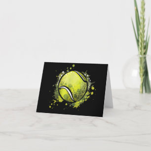 Invitation Tennis Ball Sports Et Noël Amateur De Tennis