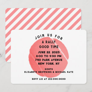 Invitation Tennis Party