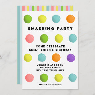 Invitation Tennis Party