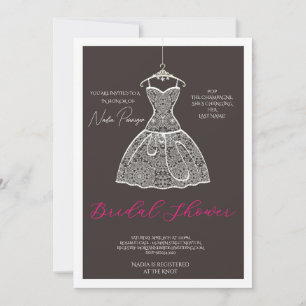 Invitation Tenue Chic pour la Fête de Fiançailles de Mariage