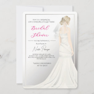 Invitation Tenue Chic pour la Fête de Mariage Cérémonie de Fi