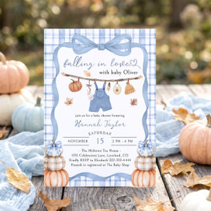 Invitation Tenue de garçon pour bébé à la douche de bébé pour