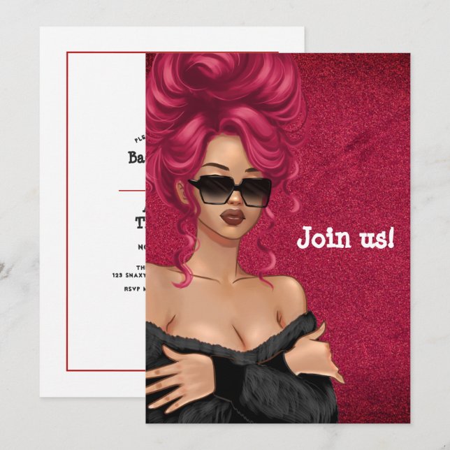 Invitation Tenue d'été pour une célibataire rousse (Devant / Derrière)