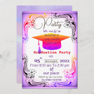 Invitation Terminer le diplôme