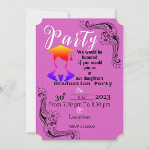 Invitation Terminer le diplôme