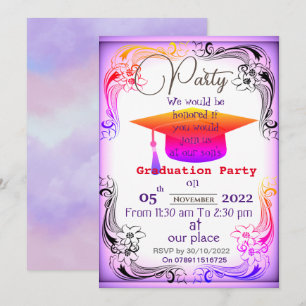 Invitation Terminez le diplôme