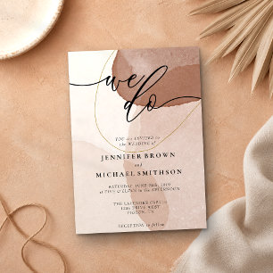 Invitation Terracotta Boho Beach Mariage Simple Propre Nous F